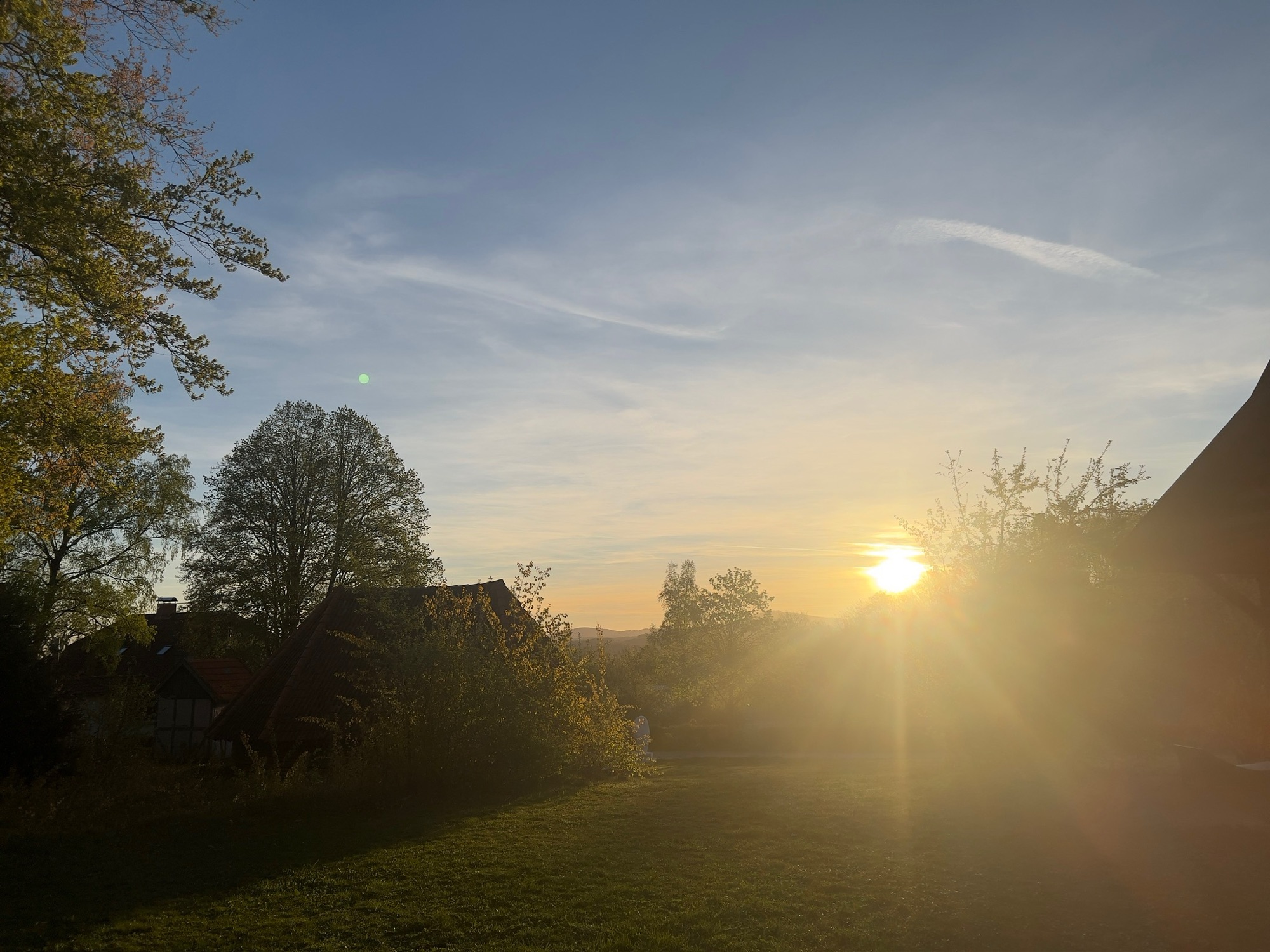 Sonnenaufgang über Loheland